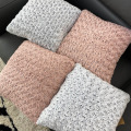 Pure Color Soft Cushion Fur Pillow